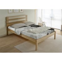 Santana 4'6 Double Bed Frame - Light Oak