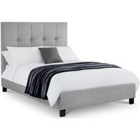 Sorrento High Headboard Superking Bed - Light Grey - Light Grey