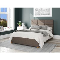 Caine Storage Woven Ottoman Storage Bed - Slate / Superking