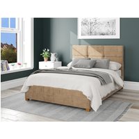 Caine Firenze Velou Ottoman Storage Bed - Champagne / Small Double