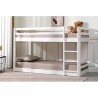 Spark Low Bunk Bed White - White