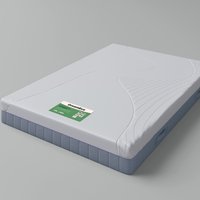25cm Deep Eco Pocket Spring Memory Foam Mattress  White  Double | Bed Sava