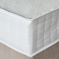 25cm Deep Pocket Spring Memory Foam Double Mattress  White  Single | Bed Sava
