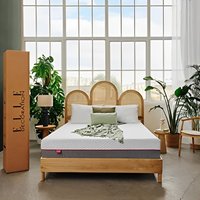 ELLE Decoration Rubenite Luxury 5 Layer Hybrid Mattress - Grey and White