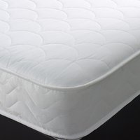 Starlight Beds Quilted Top Panel Memory foam and Spring Mattress - White / Double