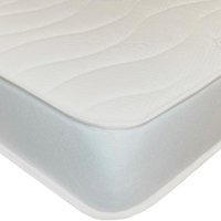 Wilson Beds - Rainbow Kids White Foam Free Basic 6.5" Deep Quilted Mattress - White / Small Double