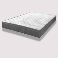 Memory Fibre Mattress Quilted Deep Comfort Spring System - White