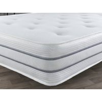 Aspire 1000 Tufted Cool Pocket Mattress - White border and white top panel / Double
