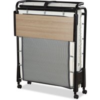 Jay-Be Revolution Folding Bed with Memory e-Fibre Mattress - Black and White