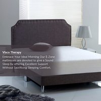 (Single) Visco Therapy 5 Zone Memory Mattress - white