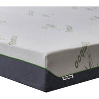 18cm Bamboo Memory Foam Mattress - White / Superking