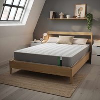 Coil Spring and Comfort Foam Hybrid Mattress  White  King | Bed Sava