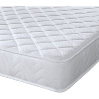 Cooltouch Essentials Darcy Diamond Basic White 18cm Deep Value Spring Mattress - White / Double