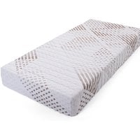 FOAMEX 25 Recon Foam Mattress, Cleanable Cover - 3FT Single - White
