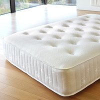 Memory Foam and Pocket Sprung Floral Freshness Mattress - White / Single