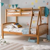 Mya White Triple Sleeper Bunk Bed - White / Bunk and Spring Mattresses