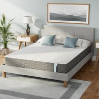 Three Zone Memory Foam and Coil Spring Hybrid Mattress - White / Double