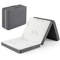 Tri-Fold Foam Mattress - Grey
