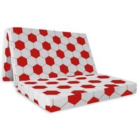 Visco Therapy Double Badenia Folding ZBed Mattress - soccer red