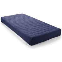 Visco Therapy Jazz Coil Spring Rolled Mattress( Dark Blue)  - dark blue