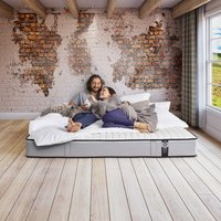 Jay Be Benchmark S7 Tribrid Pocket Sprung Memory Mattress 4Ft  Grey | Bed Sava