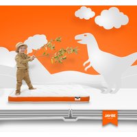 Jay Be Toddler Foam Free Mattress  Orange | Bed Sava