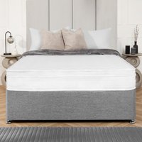 8" Memory Foam Pillow Top Mattress - White