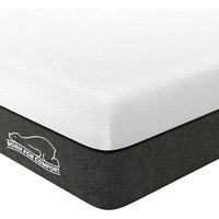 Gel Memory Foam Mattress, Breathable Cover, Medium Firm,25cm - Black and Grey / Single