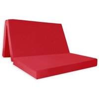 Visco Therapy Double Badenia Folding ZBed Mattress (Red)  - red