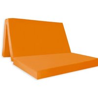 Visco Therapy Double Badenia Folding ZBed Mattress(Orange) - orange