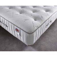 Aspire Cool Blue Memory 2500 Mattress - White border and white top panel / Double