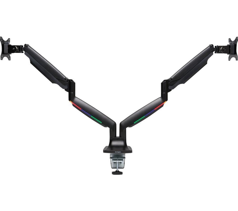 KENSINGTON SmartFit One-Touch K59601WW Dual Arm Tilt & Swivel 13-32" Monitor Desk Mount