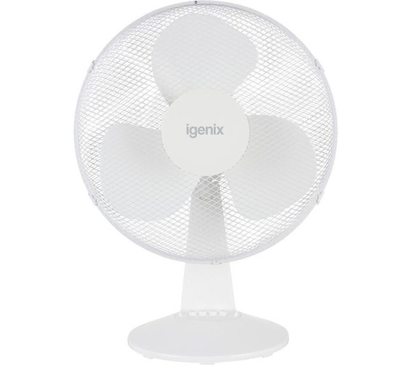 IGENIX DF1610 Portable 16 Desk Fan  White White | Bed Sava