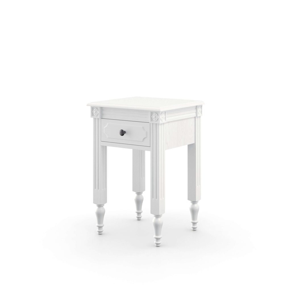 Casterton Ivory Bedside Table - Ivory