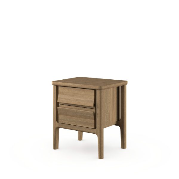Oscar Bedside Table  Light Wood | Bed Sava