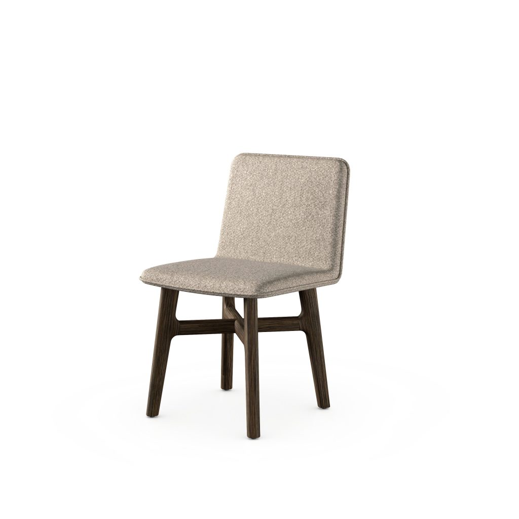 Jensen Chair - Taupe / Dark Wood