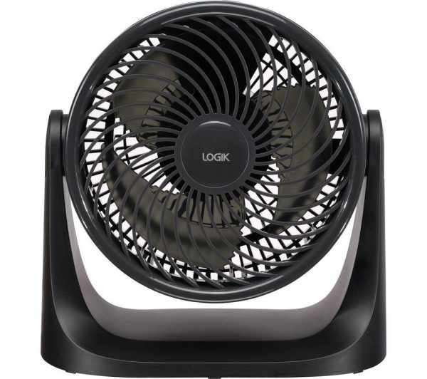 LOGIK L07DFB25 7 Desk Fan  Black Black | Bed Sava