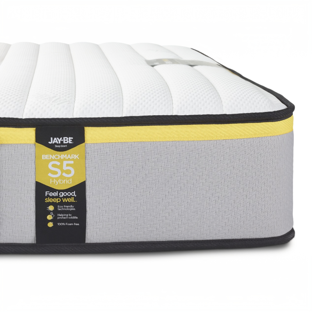 Jay Be® Benchmark S5 Hybrid e Sprung™ Eco Friendly Mattress Single | Bed Sava