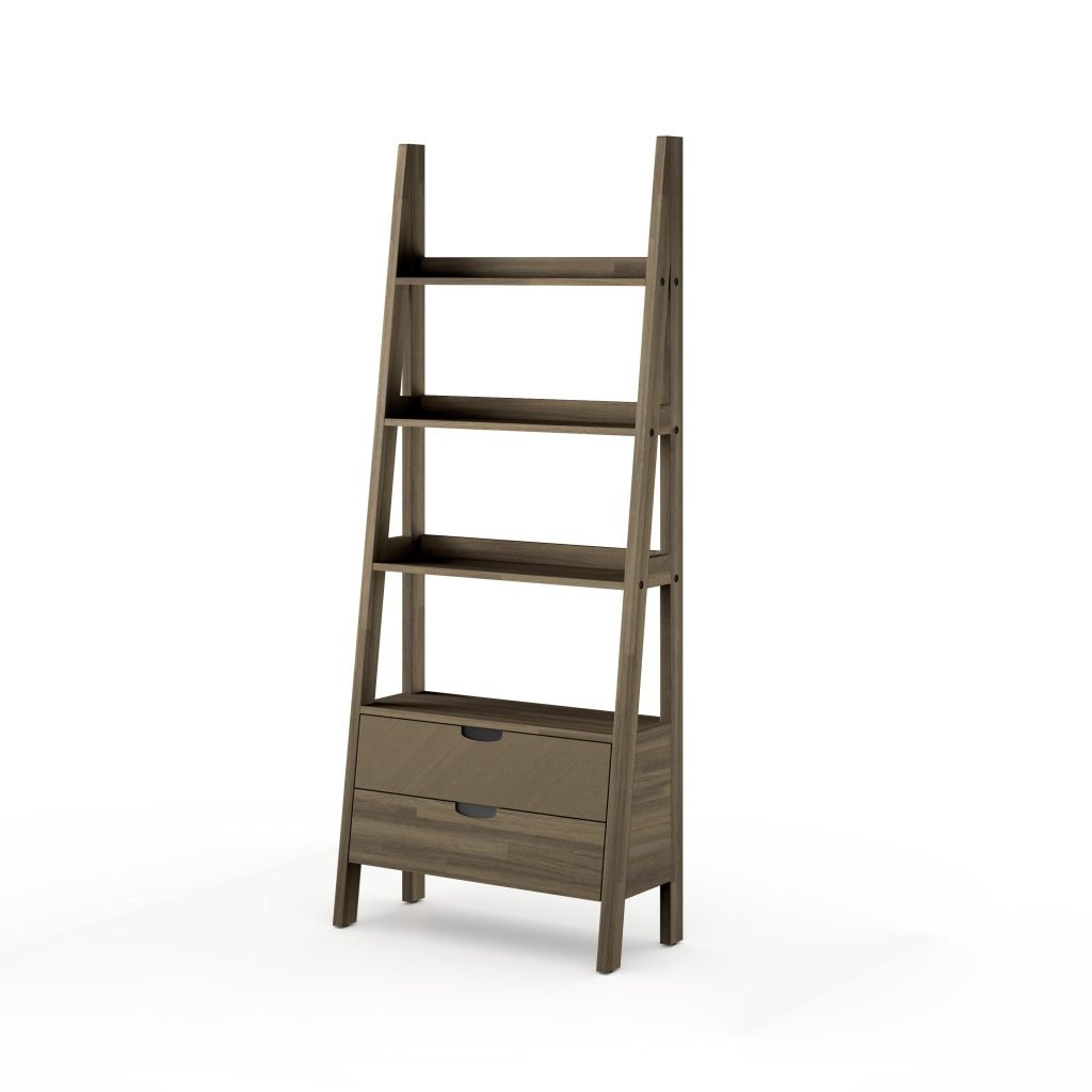 Saunders Bookshelf - Neutral Wood