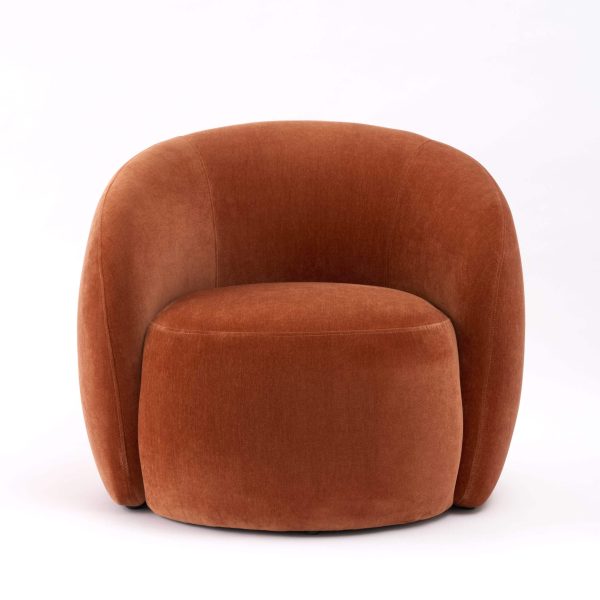 Geneva Chair  Rust | Bed Sava