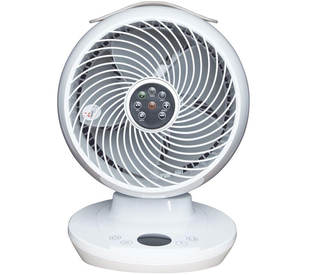 MEACO MeacoFan 650 Air Circulator Portable 10" Desk Fan - White, White