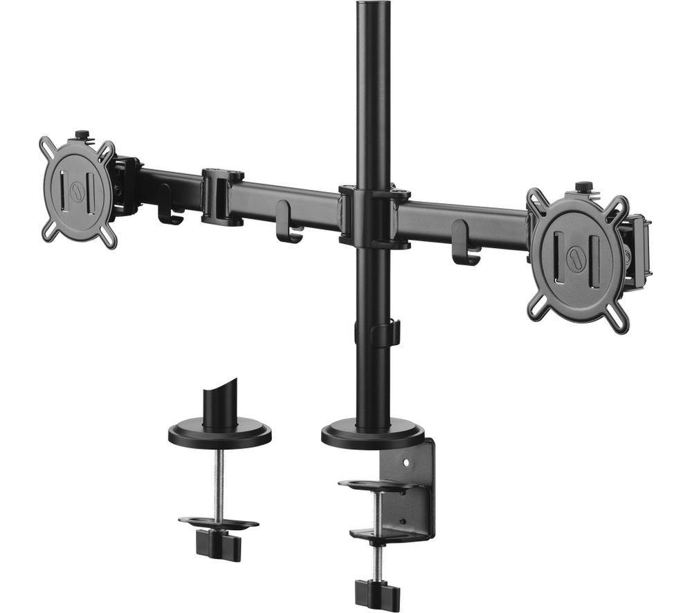 ONE FOR ALL Smart DM2210 Full Motion 13-32" Dual Arm Monitor Desk Mount - Black