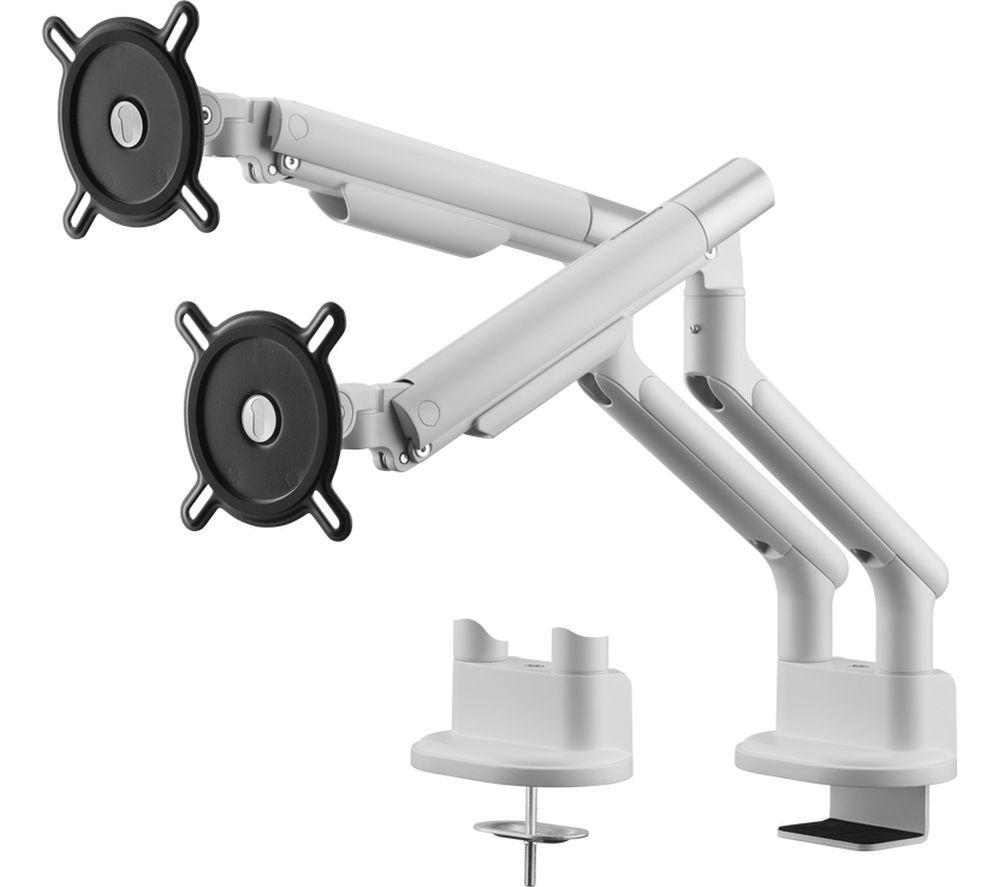 ONE FOR ALL DM7220 Dual Arm Full Motion 13-35" Monitor Desk Mount - White