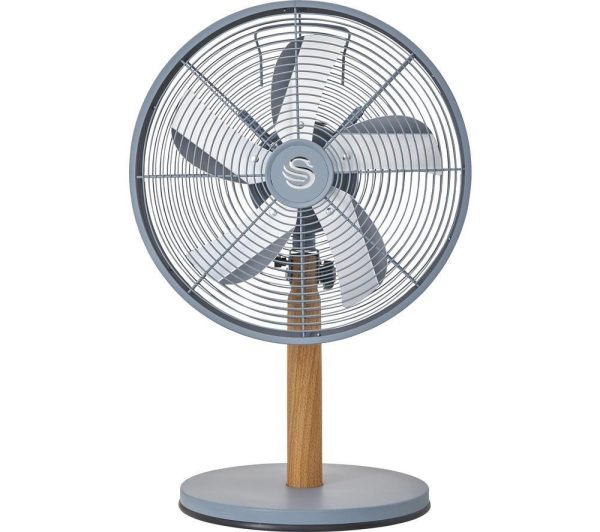 SWAN Nordic SFA16920GRYN 12 Desk Fan  Grey SilverGrey | Bed Sava