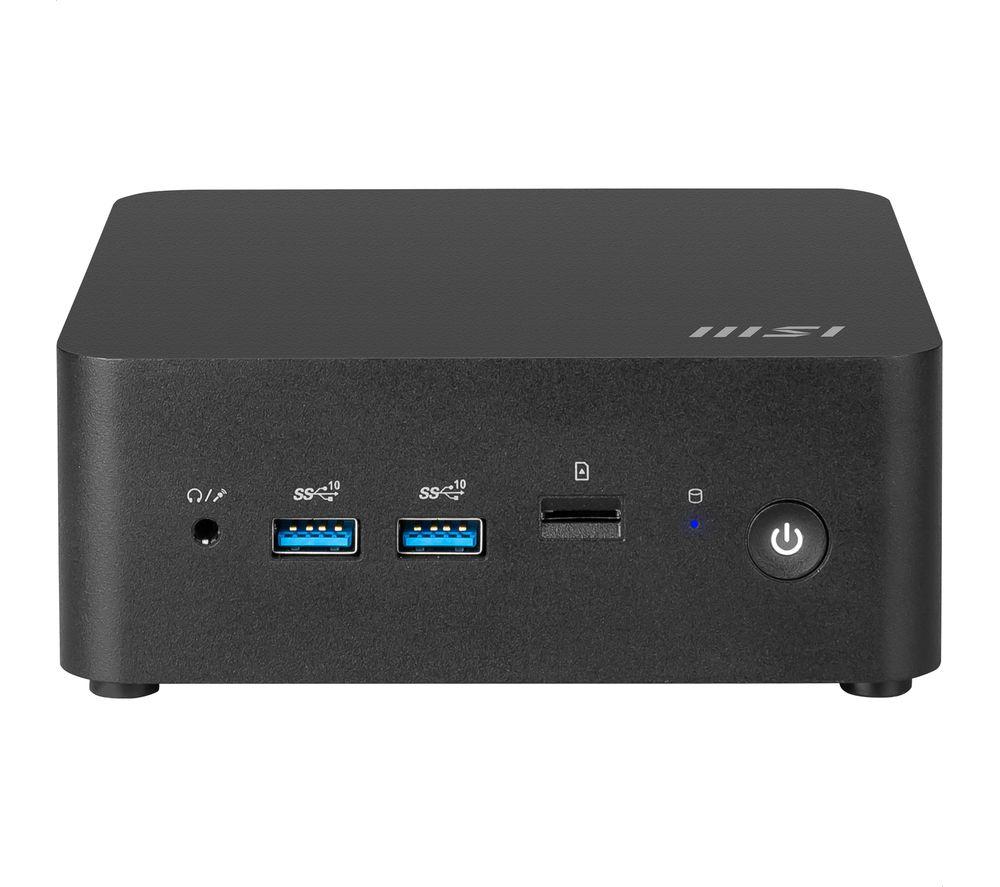 MSI Cubi NUC 1M Mini Desktop PC - Intel®Core 7, 1 TB SSD, Black, Black