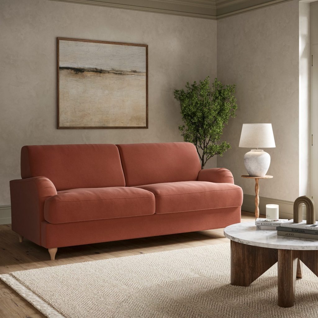 Serena Sofa Bed - Rust