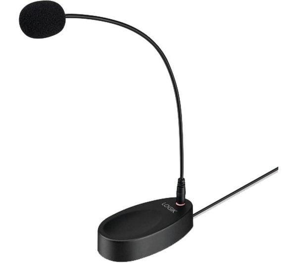 LOGIK LDMIC23 Desktop Microphone  Black Black | Bed Sava