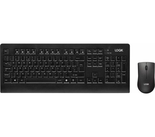 LOGIK LDESKWL23 Wireless Keyboard  Mouse Set | Bed Sava