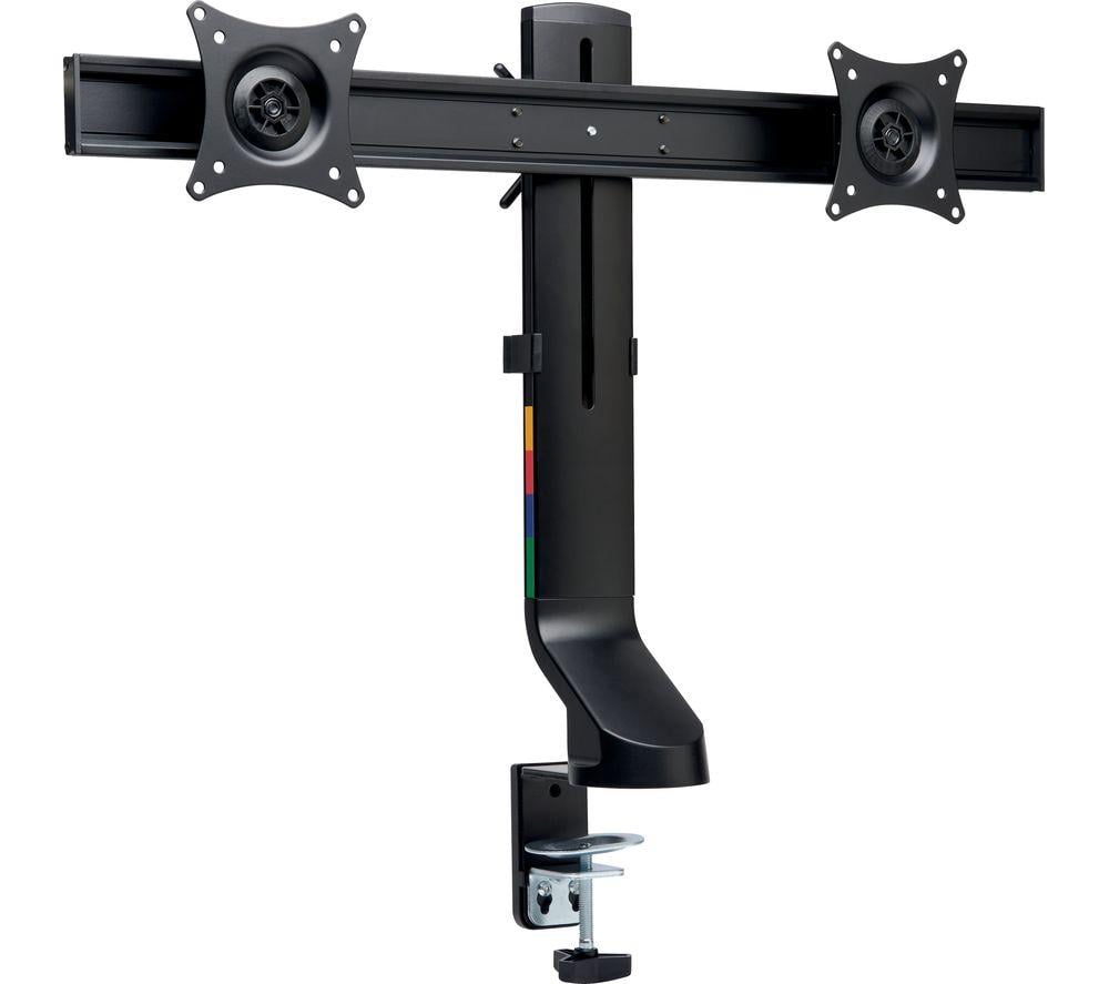 KENSINGTON SmartFit Space-Saving K55513WW Dual Arm Tilt & Swivel 27" Monitor Desk Mount