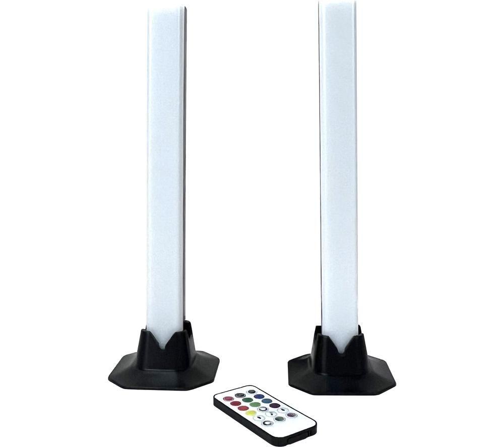 GLOBAL GIZMOS Interactive Desktop Light Bar - Twin Pack